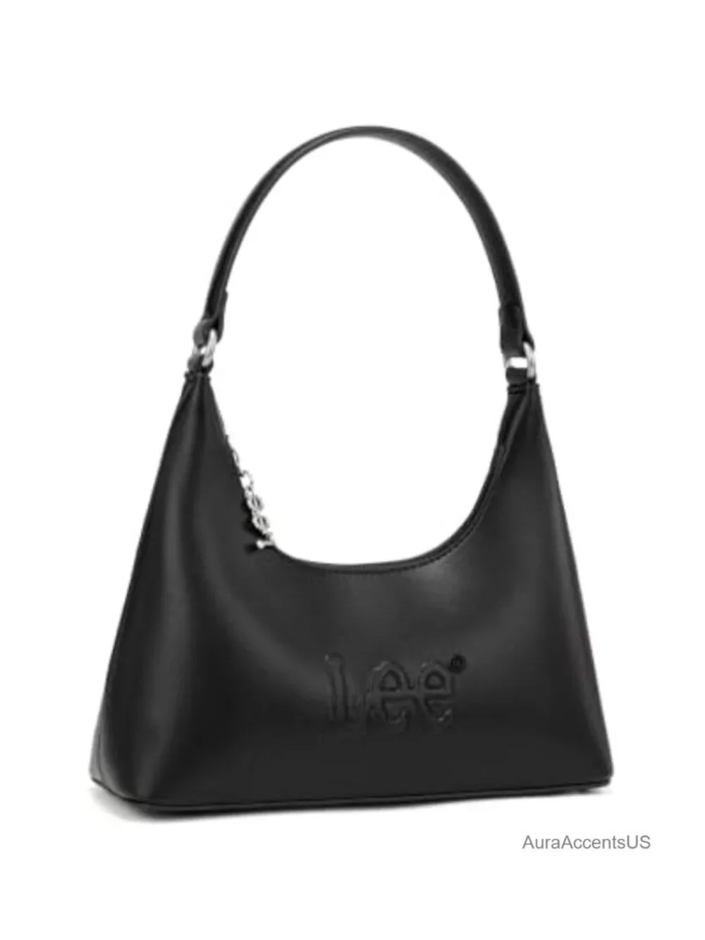 Vegan Leather Crescent Hobo Shoulder Bag for Women Chic Purse